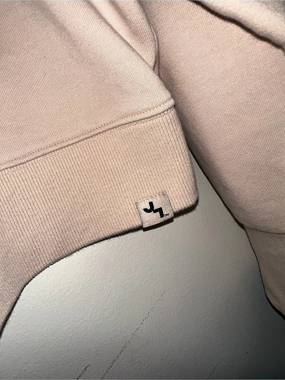 JoyLab Cropped Half-Zip Hoodie in Pink Size Large - Picture 4 of 5
